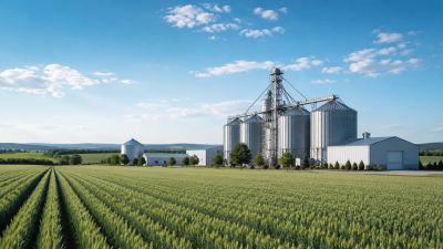 Agricultural field and farm landscape